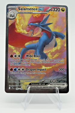 Pokemon TCG Salamence ex 187/159 Journey Together Special Illustration Rare SIR - Image 1