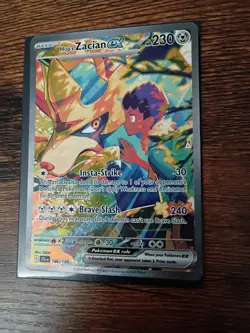 Pokemon TCG Journey Together Hop's Zacian EX Special Illustration Rare #186/159 - Image 1