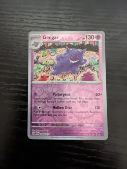 Gengar 094/165 - Scarlet Violet 151 Reverse Holo Rare Pokemon TCG NM - Image 1