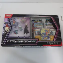 Pokemon TCG: Cynthia’s Garchomp ex Premium Collection box Sealed - Image 1