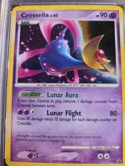 CRESSELIA-HOLO- 2009 POKEMON D&P- #DP51- PSA EX-MT 6 - Image 2