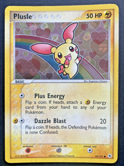 Pokemon Plusle 69/101 Hidden Legends Reverse Holo Rare HOLO BLEED - Image 1