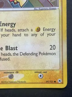 Pokemon Plusle 69/101 Hidden Legends Reverse Holo Rare HOLO BLEED - Image 5