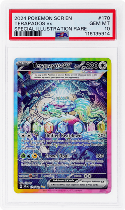 2024 Pokemon SV Stellar Crown Terapagos Ex Special Illustration Rare PSA 10 - Image 1