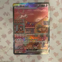 pokemon mew ex promo full art holo svp black star promos 053 180hp psychic basic - Image 1