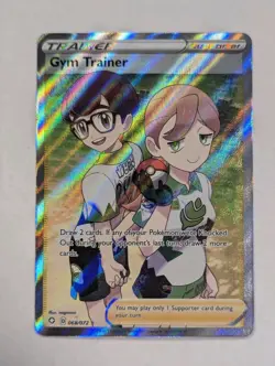 Gym Trainer (Full Art) 068/072 Shining Fates Ultra Rare Pokemon TCG NM - Image 1