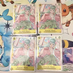 One Piece Kouzuki Hiyori OP06-106 Lot of 4 English - Image 1
