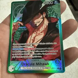 ONE PIECE The Azure Sea's Seven DRACULE MIHAWK LEADER ALT ART OP14-020 ENGLISH - Image 3