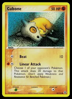 Pokemon Card - Cubone FireRed & LeafGreen 60/112 Common - Image 1