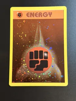 Fighting Energy LEAGUE HOLO WOTC Wizards 1995-2000 Pokemon Card Excellent - Image 1
