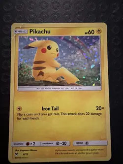 Pikachu 006/012 McDonald's 2019 Holo Pokemon TCG Card T04 - Image 1