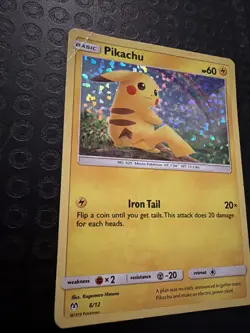 Pikachu 006/012 McDonald's 2019 Holo Pokemon TCG Card T04 - Image 2