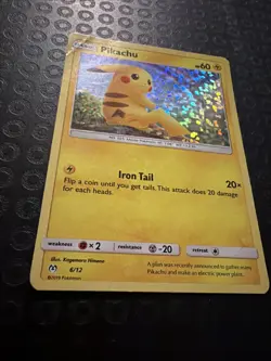 Pikachu 006/012 McDonald's 2019 Holo Pokemon TCG Card T04 - Image 5