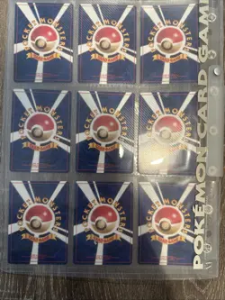 1999 POKEMON NEO GENESIS PREMIUM FILE 1 BINDER 9 CARD JAPANESE HOLO PROMO- MINT - Image 3