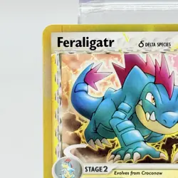 Pokemon TCG Feraligatr EX Ruby Sapphire Dragon Frontiers Card 2/101 Rare LP - Image 2