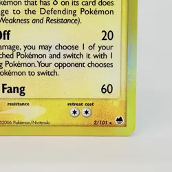 Pokemon TCG Feraligatr EX Ruby Sapphire Dragon Frontiers Card 2/101 Rare LP - Image 4