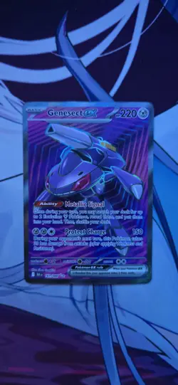 Genesect ex 161/086 Ultra Rare SV: Black Bolt Pokemon Card - Image 1