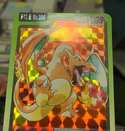 Pokemon Card Carddass Prism Holo No.006 Charizard Japanese #241209 - Image 4