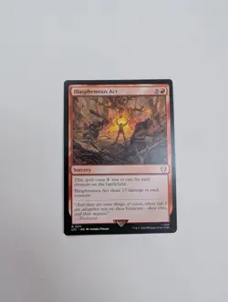 MTG - Blasphemous Act - Commander: Lord of The Rings NM/M Condition - Image 1