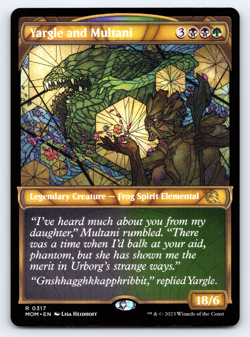 Yargle and Multani Showcase - March of the Machine - MTG - Image 1