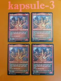 4x Livaan, Cultist of Tiamat | FOIL-ETCHED | Battle for Baldur's Gate | MTG - Image 1