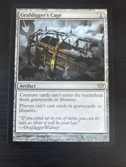 MTG Magic the Gathering Grafdigger's Cage (149/175) Dark Ascension NM - Image 1