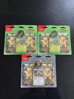 Pokemon TCG Ascended Heroes Two Pack Blister Bundle X3 SEALED FAST SHIPPING ✅🚚 - Image 1