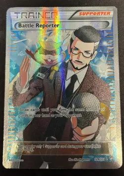 Battle Reporter (109 Full Art) 109/111 XY-Furious Fists Holo Pokemon TCG 2014 - Image 1