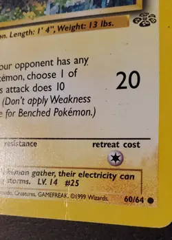 Pokemon TCG | Pikachu 60/64 1st Edition Jungle - Image 3