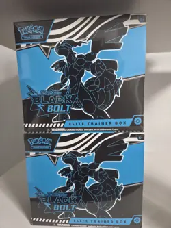 2x Pokemon TCG: Black Bolt Elite Trainer Box ETB Brand New & Factory Sealed - Image 1