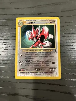 Pokemon TCG WOTC Scizor 33 Black Star Promo Pokemon LP-NM - Image 1