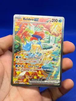 Pokemon SV White Flare Keldeo ex 167/086 Special Illustration Rare SIR NM - Image 2