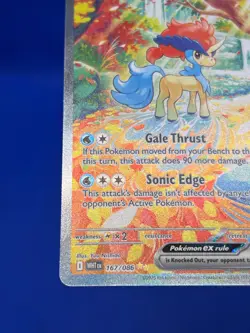 Pokemon SV White Flare Keldeo ex 167/086 Special Illustration Rare SIR NM - Image 5