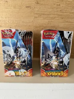 Pokemon TCG Surging Sparks 2x Booster Box & Mega Evolution ETB Sealed Lot - Image 3