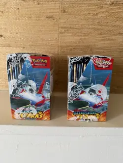 Pokemon TCG Surging Sparks 2x Booster Box & Mega Evolution ETB Sealed Lot - Image 4