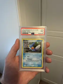 PSA 9 MINT Mudkip Holo #018 Pokemon Black Star Promo EX Deck Tins Low Pop - Image 1