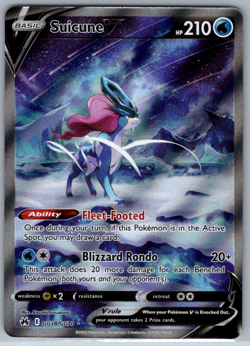 Pokemon Suicune V Galarian Gallery SWSH Crown Zenith GG38/GG70 NM - Image 1