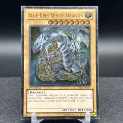 Blue Eyes White Dragon YSKR-EN001 1st Edition Ultimate Rare Yugioh Card #A - Image 1