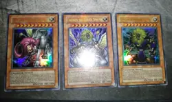 Yu-Gi-Oh Sphinx-Set: Teleia, Theinen, Androsphinx, EP1-DE001-DE003 Ultra Rare NM - Image 1