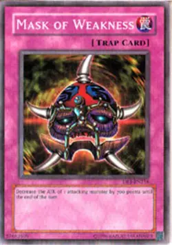 Mask of Weakness - DB1-EN218 - Common - Unlimited Edition - Lightly Played - Image 1