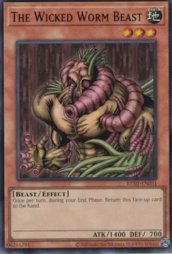 Near Mint, English Yu Gi Oh The Wicked Worm Beast - KC01-EN031 - Ultra Rare - Un - Image 1
