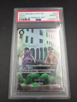 PSA 10 Issho Alternate Art #OP07-085 500 Years In The Future One Piece English - Image 1