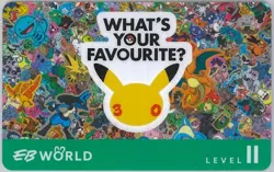 30th Anniversary Pokemon Day EB World Membership Card Level 2 EB Games Exclusive - Image 1