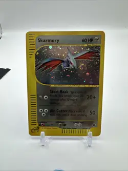 Skarmory - 27/165 - Pokemon Expedition Holo Rare Card LP SWIRL - Image 1