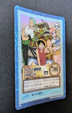 1999 Bandai One Piece Carddass Hyper Battle S01 Luffy Zoro Nami - Rookie Card - Image 2