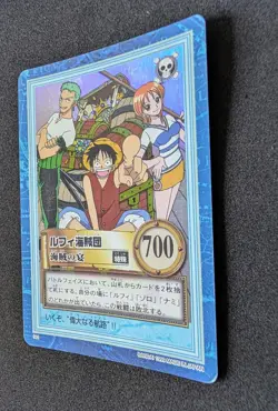 1999 Bandai One Piece Carddass Hyper Battle S01 Luffy Zoro Nami - Rookie Card - Image 3