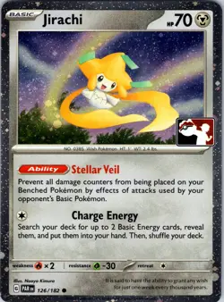 Jirachi 126/182 Prize Pack Series Cards Pokemon NM Holo - Image 1