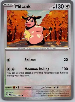 Miltank (Master Ball) - 081/131 - Pokemon Reverse Holo Prismatic Evolutions NM - Image 1