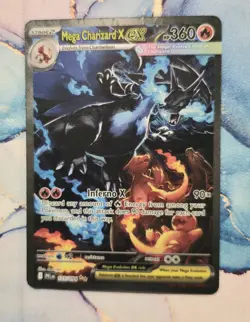 Pokemon TCG Mega Charizard X EX SIR Phantasmal Flames 125/094 - Image 1