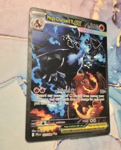 Pokemon TCG Mega Charizard X EX SIR Phantasmal Flames 125/094 - Image 2
